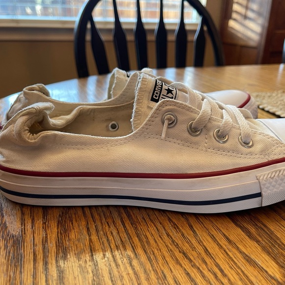 Women's WHITE Chuck Taylor All Star Shoreline Slip-On Sneaker NICE!!! - Picture 7 of 13